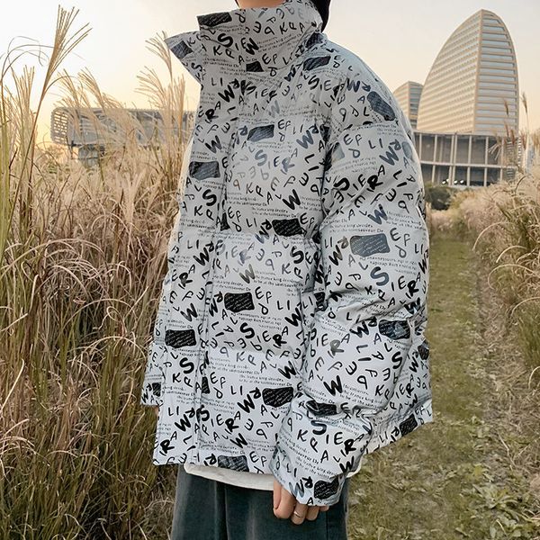 2021 new men's big-size cotton garments man's winter puffer parka male thick hip-hop jacket in fashionable bright reflective desig, Black
2021 new men's big-size cotton garments man's winter puffer parka male thick hip-hop jacket in fashionable bright reflective desig, Black