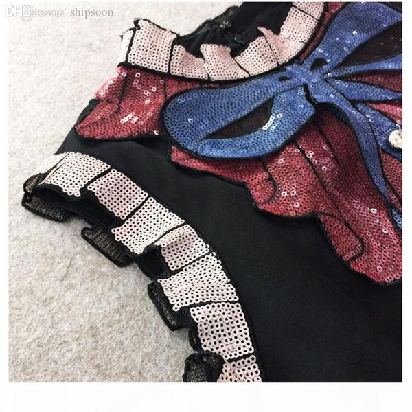 wholesale-fashion 2016 summer runway dress women's sleeveless luxury sequined bow vintage mini dress, Black;gray
wholesale-fashion 2016 summer runway dress women's sleeveless luxury sequined bow vintage mini dress, Black;gray