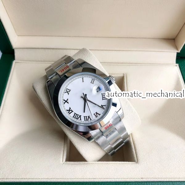 mens auto watch 41mm stainless steel waterproofing service available 126300 sapphire adjustable wristwatches r039, Slivery;brown
mens auto watch 41mm stainless steel waterproofing service available 126300 sapphire adjustable wristwatches r039, Slivery;brown