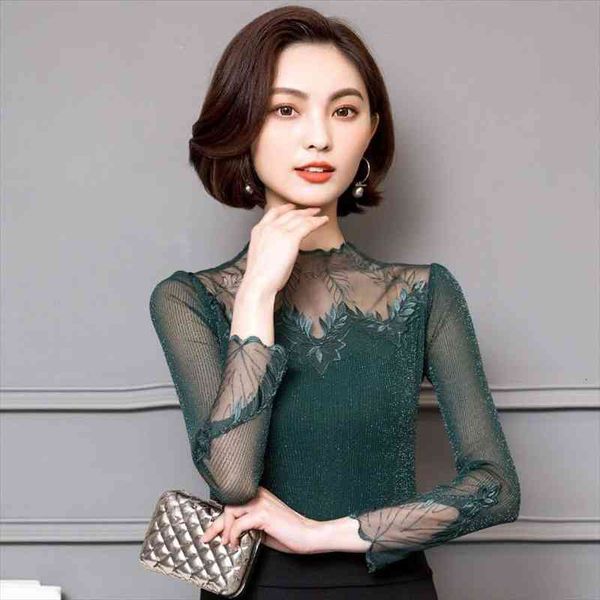hollow out women spring autumn style lace blouses casual long sleeve patchwork spliced turtleneck blusas df2089, White
hollow out women spring autumn style lace blouses casual long sleeve patchwork spliced turtleneck blusas df2089, White