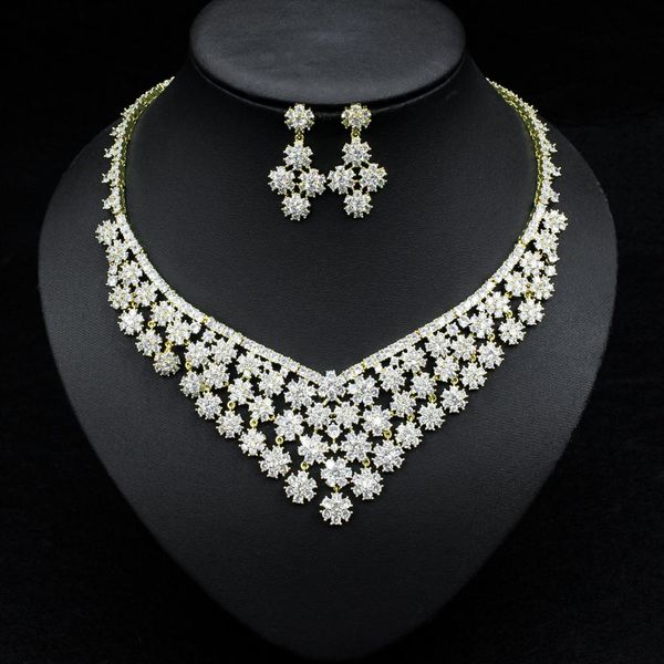 new fashion vintage romantic little flowers golden necklace earring set wedding party birthday jewelry ing, Silver
new fashion vintage romantic little flowers golden necklace earring set wedding party birthday jewelry ing, Silver