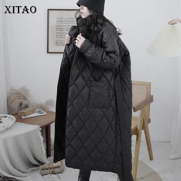 xitao solid color mid length parka women casual loose black fashion all match 2021 autumn and winter the new bandage zy1933
xitao solid color mid length parka women casual loose black fashion all match 2021 autumn and winter the new bandage zy1933
