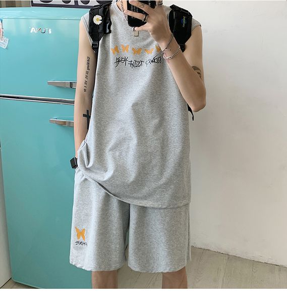 2021 the new clothes fashion jogging will see suit two pieces men's clothing plus ljm5, Gray
2021 the new clothes fashion jogging will see suit two pieces men's clothing plus ljm5, Gray