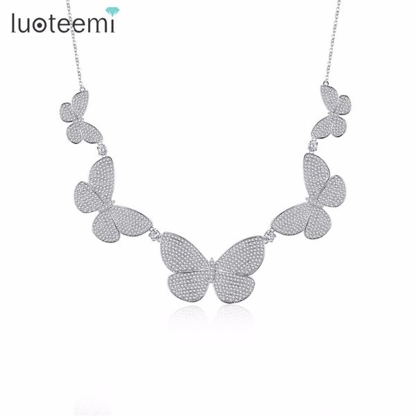 luoteemi new vintage jewelry five pcs butterfly pendant with long chain necklace micro paved tiny cz crystal delicate bijoux 201013, Silver
luoteemi new vintage jewelry five pcs butterfly pendant with long chain necklace micro paved tiny cz crystal delicate bijoux 201013, Silver