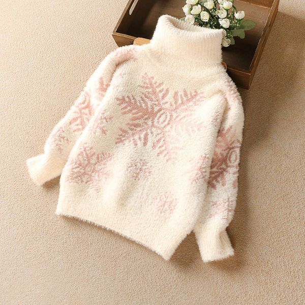 mink cashmere winter high 2020 jacquard girl's collar t-shirt two lapels children's thickened sweater 3ris, Blue
mink cashmere winter high 2020 jacquard girl's collar t-shirt two lapels children's thickened sweater 3ris, Blue