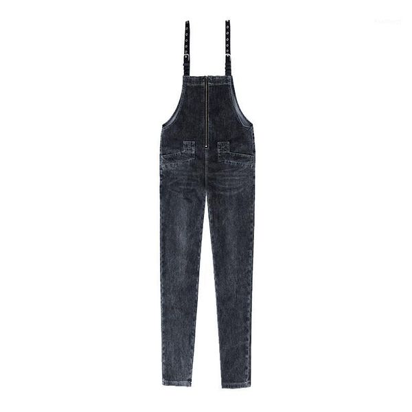 lqxlsa new style of jeans overalls full length fake zippers shoulder belt trousers in autumn cargo pants woman denim jumpsuit1, Blue
lqxlsa new style of jeans overalls full length fake zippers shoulder belt trousers in autumn cargo pants woman denim jumpsuit1, Blue
