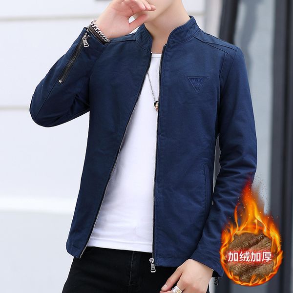 cashmere cotton wash youth slim solid fashion trend simple versatile jacket men, Black;brown
cashmere cotton wash youth slim solid fashion trend simple versatile jacket men, Black;brown