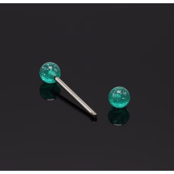 2pcs crylic glitter tongue piercing bars nipple piercing barbell helix tongue ring stainless steel woman's pin body jewelry f jllskh, Silver
2pcs crylic glitter tongue piercing bars nipple piercing barbell helix tongue ring stainless steel woman's pin body jewelry f jllskh, Silver