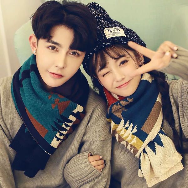 2020 new winter korean version versatile couple scarves, women ins, men's warm and color matching necklaces for students, Blue;gray
2020 new winter korean version versatile couple scarves, women ins, men's warm and color matching necklaces for students, Blue;gray