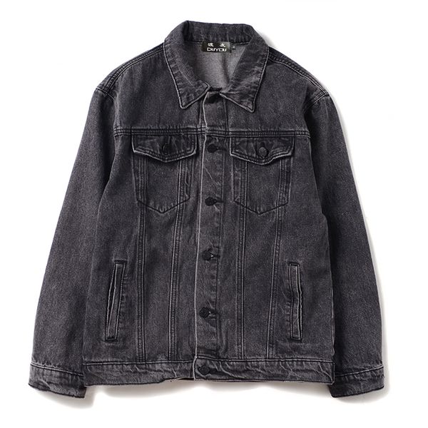 men's jean jacket streetwear hip hop flight ripped denim casual fashion men rv5l, Black;brown
men's jean jacket streetwear hip hop flight ripped denim casual fashion men rv5l, Black;brown