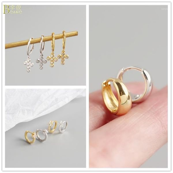 boako s925 sterling silver ins geometric studs cross inlaid zircon wild earrings earring for women gifts1, Golden;silver
boako s925 sterling silver ins geometric studs cross inlaid zircon wild earrings earring for women gifts1, Golden;silver