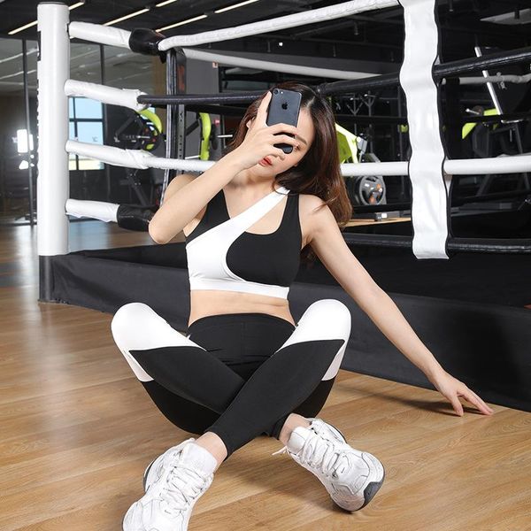 yoga outfits women set vest bra fitness clothing workout sport splice bra+slim high waist pants leggings suit, White;red
yoga outfits women set vest bra fitness clothing workout sport splice bra+slim high waist pants leggings suit, White;red