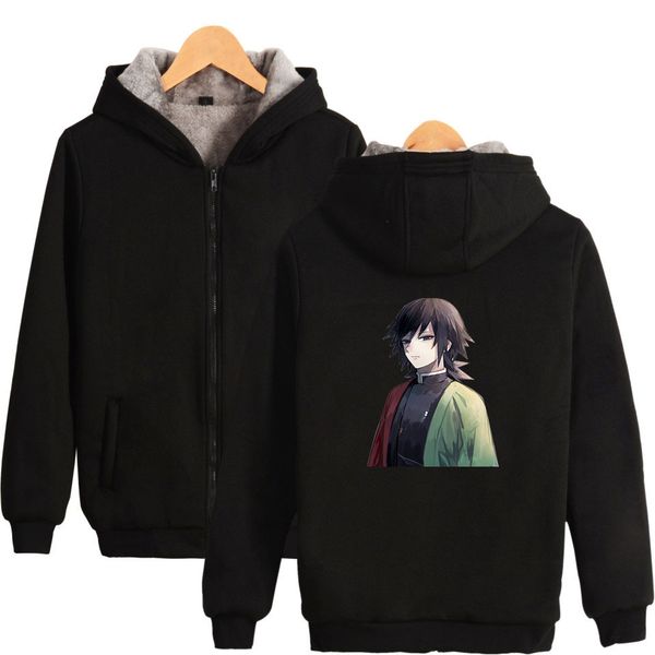winter mens jackets and coats japan anime demon slayer kimetsu no yaiba oversized hoodie thicken warm zipper hooded sweatshirt, Black
winter mens jackets and coats japan anime demon slayer kimetsu no yaiba oversized hoodie thicken warm zipper hooded sweatshirt, Black