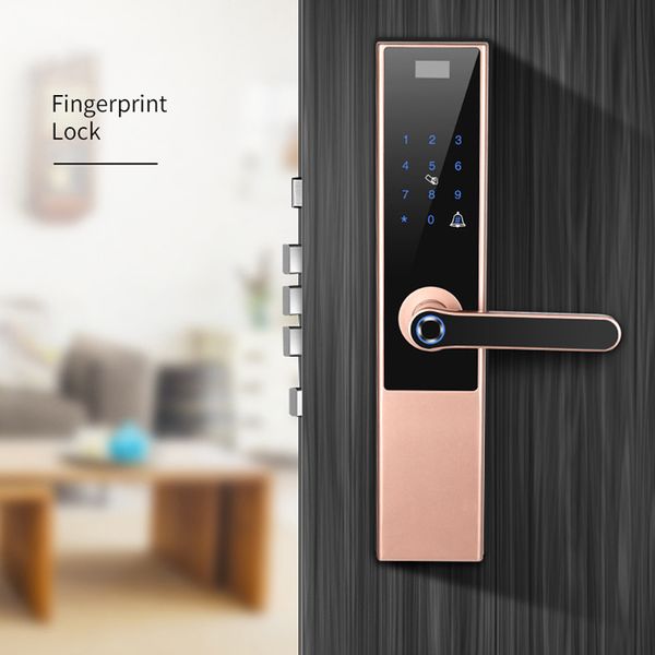 smart fingerprint bluetooth wifi lock ic card password keypad code electronic digital door lock for smart home
smart fingerprint bluetooth wifi lock ic card password keypad code electronic digital door lock for smart home