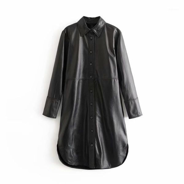 women's 2019 fall new lapel long-sleeved wide-sleeved shirt jacket hundred thin pu imitation leather leather shirt dress1, Black;gray
women's 2019 fall new lapel long-sleeved wide-sleeved shirt jacket hundred thin pu imitation leather leather shirt dress1, Black;gray