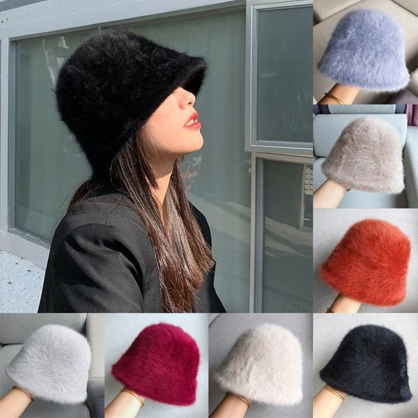 women bucket hat fashion solid color panama cap soft plush fur winter outdoor warm cap korean all-match fisherman hat, Blue;gray
women bucket hat fashion solid color panama cap soft plush fur winter outdoor warm cap korean all-match fisherman hat, Blue;gray