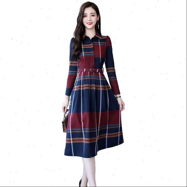 women striped sashes dresses female long sleeve fashion turn down collar elegant office lady spring autumn shirt dresses aa312, Black;gray
women striped sashes dresses female long sleeve fashion turn down collar elegant office lady spring autumn shirt dresses aa312, Black;gray