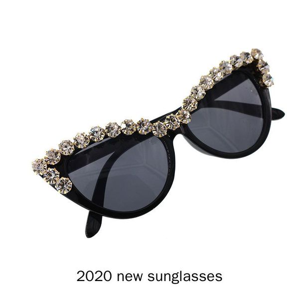 mincl/vintage half frame cat sunglasses women big diamond brand designer rhinestone gradual sun glasses ladies female shades nx, White;black
mincl/vintage half frame cat sunglasses women big diamond brand designer rhinestone gradual sun glasses ladies female shades nx, White;black