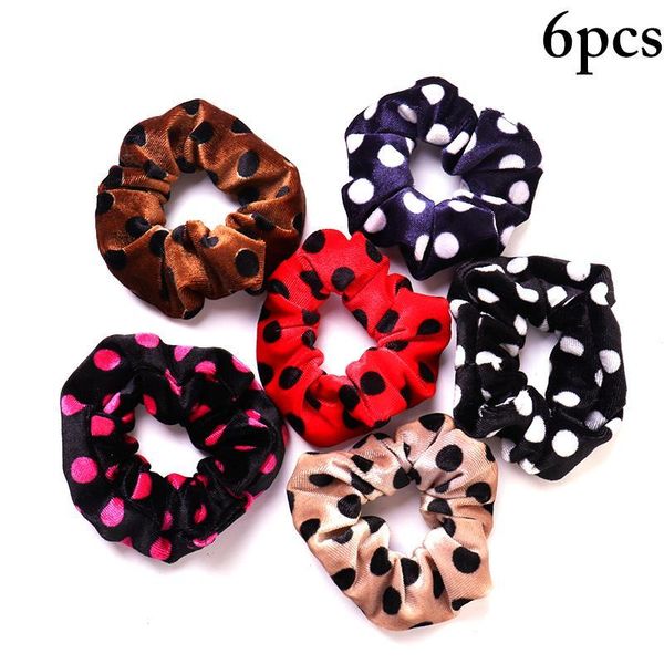6шт dot волос scrunchie урожай элегантный velvet хвостик держатель веревка рождественские стиль связи волос девушки подарков аксессуары
6шт dot волос scrunchie урожай элегантный velvet хвостик держатель веревка рождественские стиль связи волос девушки подарков аксессуары