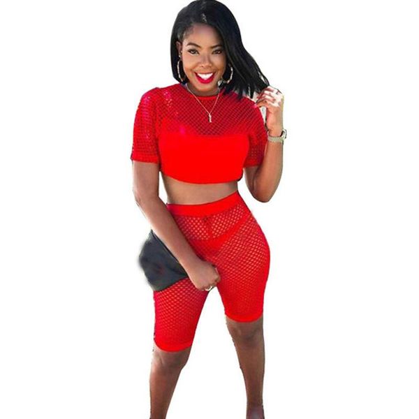 three pieces set women 2021 summer vacation outfits mesh crop and shorts beach short sleeve casual tracksuits sportwear, Gray
three pieces set women 2021 summer vacation outfits mesh crop and shorts beach short sleeve casual tracksuits sportwear, Gray