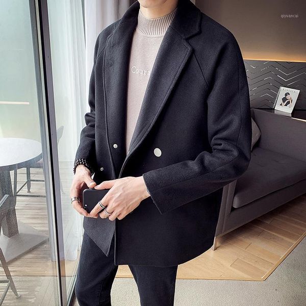 legible solid wool coat mens casual winter jacket men turndown collar jackets coats male casual korean mens wool jackt1, Black
legible solid wool coat mens casual winter jacket men turndown collar jackets coats male casual korean mens wool jackt1, Black