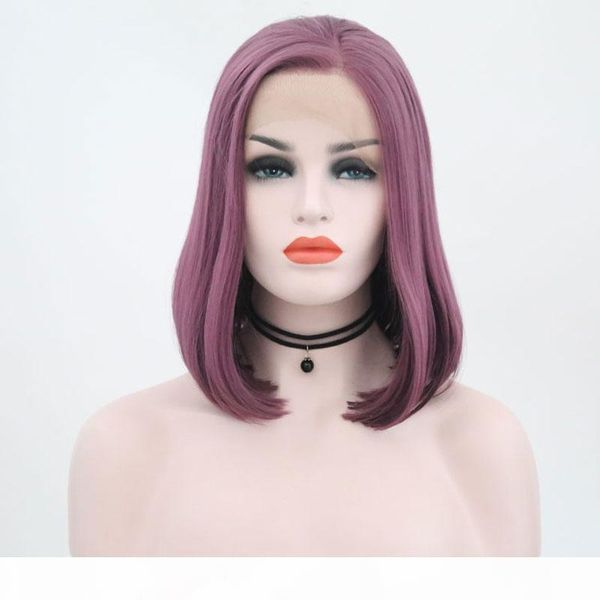 synthetic bob lace front wig lavender purple colored short straight synthetic lacefront wigs glueless heat resistant fiber hair for women, Black;brown
synthetic bob lace front wig lavender purple colored short straight synthetic lacefront wigs glueless heat resistant fiber hair for women, Black;brown