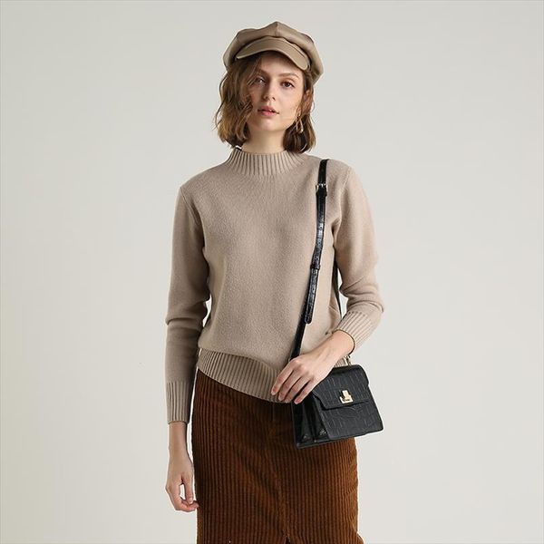 cashmere sweater women half neck sweater female loose head knit bottoming short thick pullover ladies drop shipping, White;black
cashmere sweater women half neck sweater female loose head knit bottoming short thick pullover ladies drop shipping, White;black