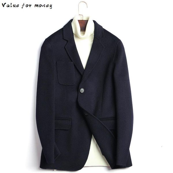 men's wool & blends 2021 100% coat double-sided jacket casual blazer mens overcoat korean coats d-20-1617 kj3017, Black
men's wool & blends 2021 100% coat double-sided jacket casual blazer mens overcoat korean coats d-20-1617 kj3017, Black