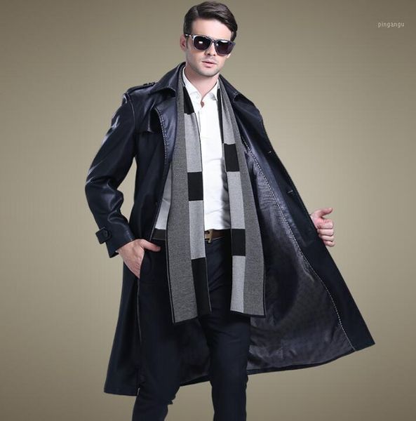 korean autumn black suit collar casual leather coats men slim single-breasted long coat mens leather trench coats fashion 4xl1
korean autumn black suit collar casual leather coats men slim single-breasted long coat mens leather trench coats fashion 4xl1
