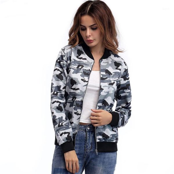women jacket camouflage comfortable stylish and coat full o-neck print zippers slim casaco feminino outerwear 2xl tamanho curto1, Black;brown
women jacket camouflage comfortable stylish and coat full o-neck print zippers slim casaco feminino outerwear 2xl tamanho curto1, Black;brown