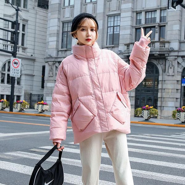 women's down & parkas 2021 female short thin solid winter bubble jacket for women parka stand collar loose thick outwear cold coat plus, Black
women's down & parkas 2021 female short thin solid winter bubble jacket for women parka stand collar loose thick outwear cold coat plus, Black