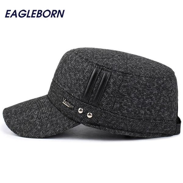 eagleborn winter hats men caps hat with earflaps keep warm flat roof baseball caps old men thicken snapback russia casquette 201019, Blue;gray
eagleborn winter hats men caps hat with earflaps keep warm flat roof baseball caps old men thicken snapback russia casquette 201019, Blue;gray