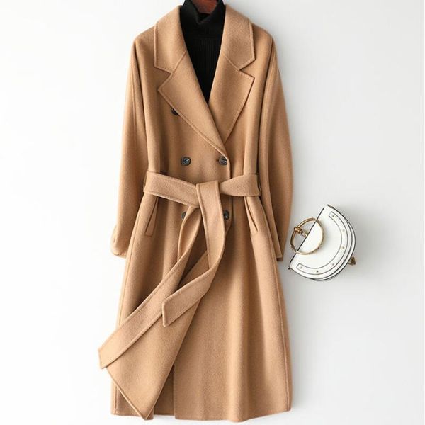 winter 2020 autumn woolen coat women fashion classic cashmere women woolen coat elegant long jackets streetwear, Black
winter 2020 autumn woolen coat women fashion classic cashmere women woolen coat elegant long jackets streetwear, Black