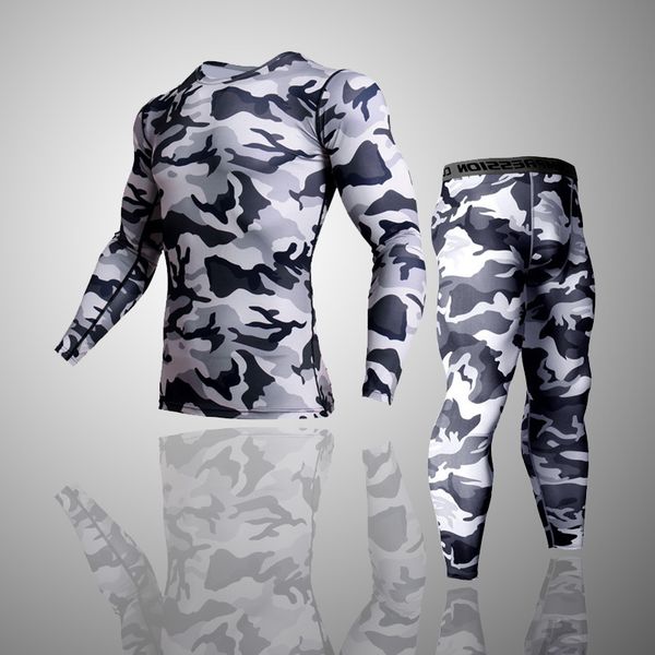2 piece tracksuit men compression mma long sleeve t shirt rashgard kit camouflage sweatshirt+leggings fitness thermal underwear lj201126, Gray
2 piece tracksuit men compression mma long sleeve t shirt rashgard kit camouflage sweatshirt+leggings fitness thermal underwear lj201126, Gray