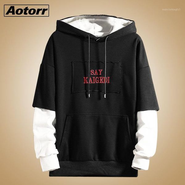 men's hoodies & sweatshirts 2021 autumn arrival mens sweatshirt fashion patchwork men casual letter hip hop hooded plus size1, Black
men's hoodies & sweatshirts 2021 autumn arrival mens sweatshirt fashion patchwork men casual letter hip hop hooded plus size1, Black