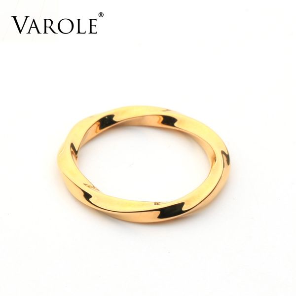 varole twist ring gold color lady finger rings for women minimalist fashion jewelry dropshipping anillos mujer
varole twist ring gold color lady finger rings for women minimalist fashion jewelry dropshipping anillos mujer