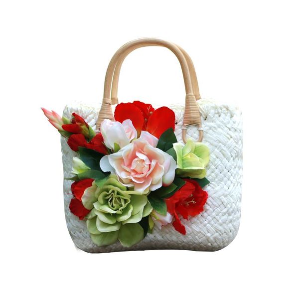 women straw bag handmade weaving flowers beach bag with wood handle vintage style 2020 fashion summer tote bags with zipper
women straw bag handmade weaving flowers beach bag with wood handle vintage style 2020 fashion summer tote bags with zipper