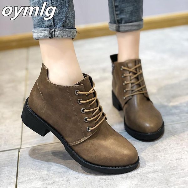 2020 fashion women ankle boots pu leather autumn winter shoes woman square low heel botas zapato chaussures femme, Black
2020 fashion women ankle boots pu leather autumn winter shoes woman square low heel botas zapato chaussures femme, Black