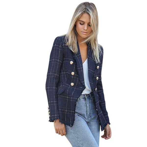women's suits & blazers autumn winter women and jackets korean long sleeve doubler breasted blaser coat ladies blazer feminino, White;black
women's suits & blazers autumn winter women and jackets korean long sleeve doubler breasted blaser coat ladies blazer feminino, White;black