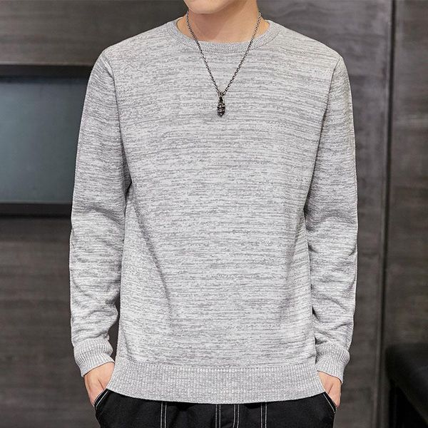 men's sweaters solid color round neck sweater autumn and winter knitwear thin pullover bottomcoat korean fashion, White;black
men's sweaters solid color round neck sweater autumn and winter knitwear thin pullover bottomcoat korean fashion, White;black