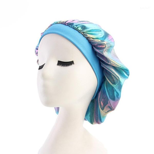 new laser wide-brimmed night hat ladies beauty holographic colorful bonnet sleeping head cover soft hat shower caps1
new laser wide-brimmed night hat ladies beauty holographic colorful bonnet sleeping head cover soft hat shower caps1