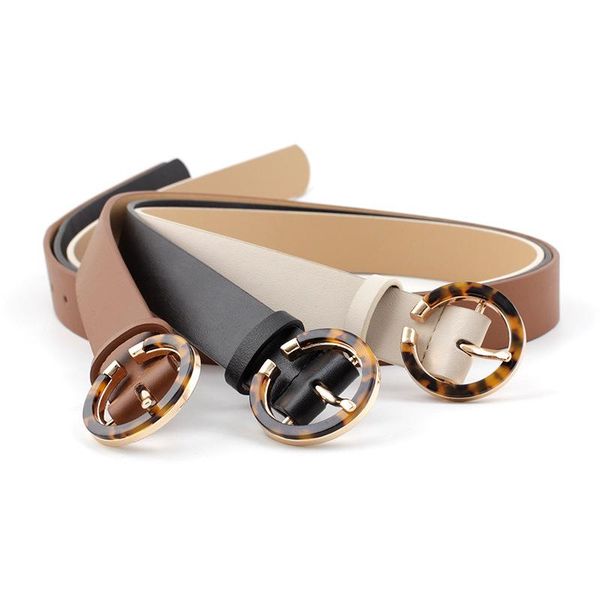 fashion round leopard buckle pu leather belt women thin belts for jeans punk strap black brown white
fashion round leopard buckle pu leather belt women thin belts for jeans punk strap black brown white