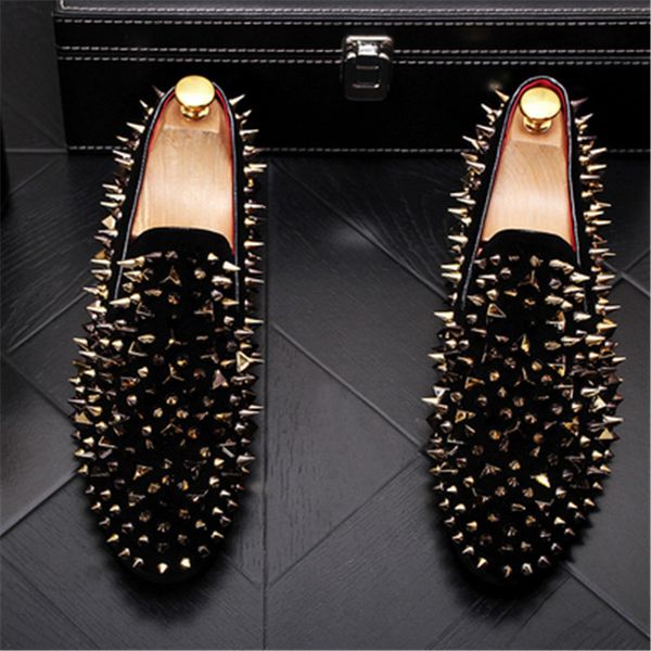 designer shoes slip on men spike shoes black masculino chaussures homme luxe comfortable shoes loafers 7#23/10d50
designer shoes slip on men spike shoes black masculino chaussures homme luxe comfortable shoes loafers 7#23/10d50