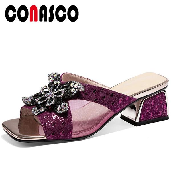 dress shoes conasco concise fashion genuine leather women sandals slippers pumps high heels rhinestone flowers summer casual woman, Black
dress shoes conasco concise fashion genuine leather women sandals slippers pumps high heels rhinestone flowers summer casual woman, Black