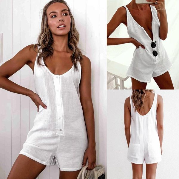 women's jumpsuits & rompers women's off the shelf white jumpsuit women mini 2021 sleeveless low chest o-neck loose casual party be, Black;white
women's jumpsuits & rompers women's off the shelf white jumpsuit women mini 2021 sleeveless low chest o-neck loose casual party be, Black;white