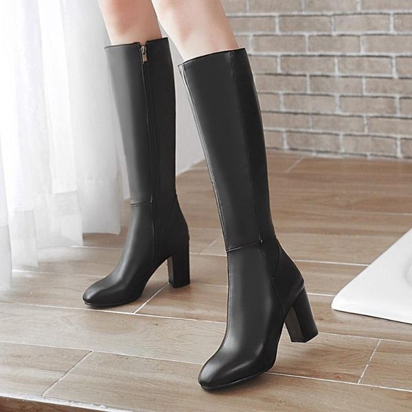 for doropship classic riding boot plus size 45 high-quality cosy walking square high heels knee high shoes women boots female1, Black
for doropship classic riding boot plus size 45 high-quality cosy walking square high heels knee high shoes women boots female1, Black