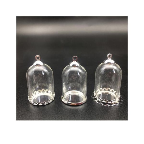 1set 25*18mm hollow tube glass jar with silver setting base beads cap set glass vials pendant glass bottle jewelry bbyyea, Black 
1set 25*18mm hollow tube glass jar with silver setting base beads cap set glass vials pendant glass bottle jewelry bbyyea, Black