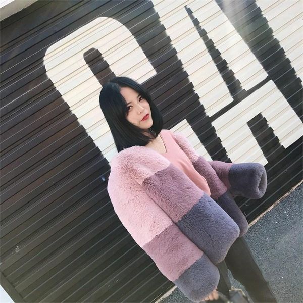women's fur & faux fashion winter women imitation coat patchwork long sleeve elegant jacket warm lady casual overcoat outwear1, Black
women's fur & faux fashion winter women imitation coat patchwork long sleeve elegant jacket warm lady casual overcoat outwear1, Black