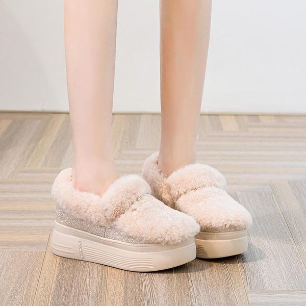 swyivy winter fur cotton padded shoes women sneakers platform ankle boots 2020 new wedges shoes casual female snow boots warm, Black
swyivy winter fur cotton padded shoes women sneakers platform ankle boots 2020 new wedges shoes casual female snow boots warm, Black