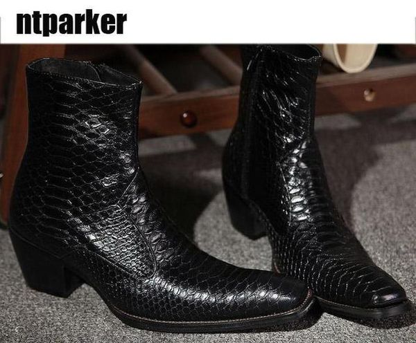 new 2017 high qulaity genuine leather man boots square heels winter/autumn boots man black fish pattern, eu38-46
new 2017 high qulaity genuine leather man boots square heels winter/autumn boots man black fish pattern, eu38-46